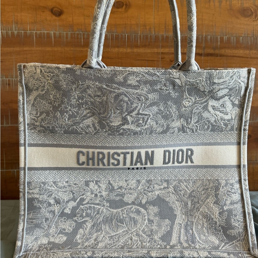 Dior Tote Bag Gray